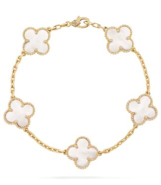 bracelet van cleef blanc