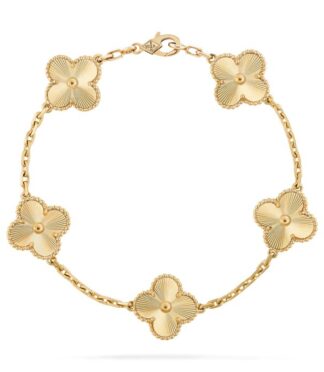 bracelet van cleef gold